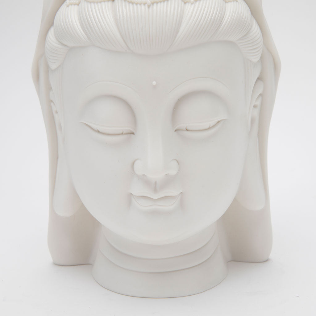 Porcelain Kwan Yin Head Statue、mySite、topwebapps