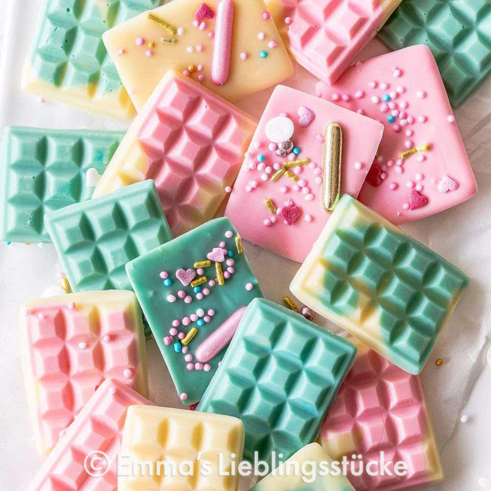  Silikonform kleine Schokoladentafeln、mySite、elrpsem3k