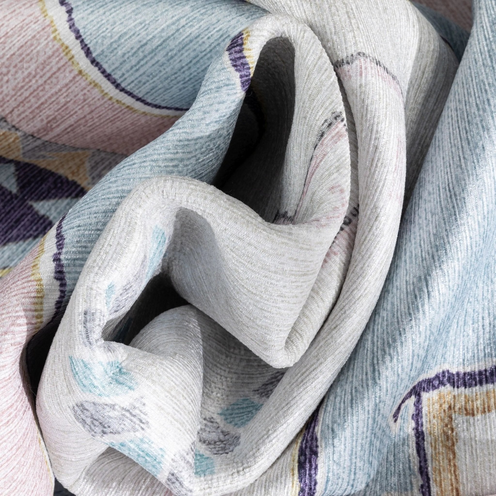 Ethnic Soft Medallion Modern Pink Light Blue Kids Flat-Weave Rug、mySite、gigharbornorthrealestate