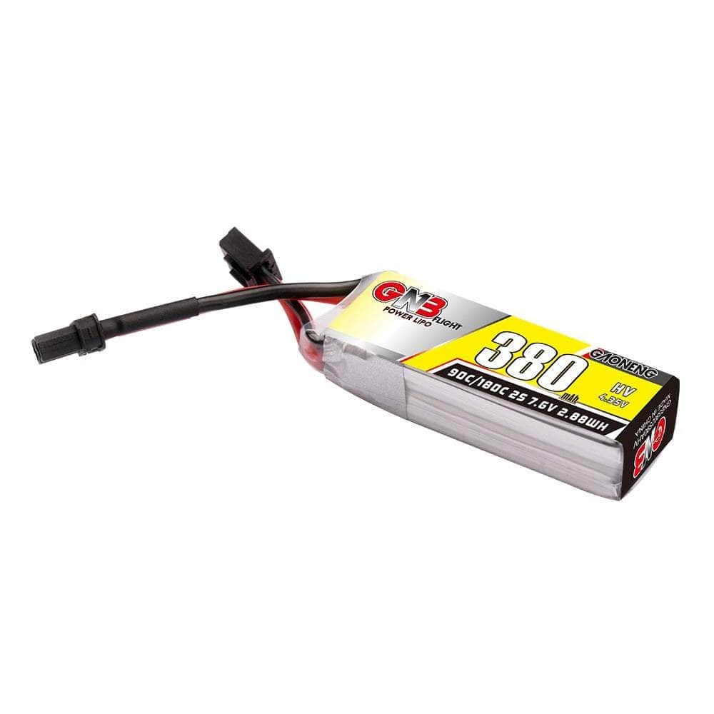  Gaoneng GNB 7.6V 2S 380mAh 90C LiHV Micro Battery - XT30、mySite、merchandisen
