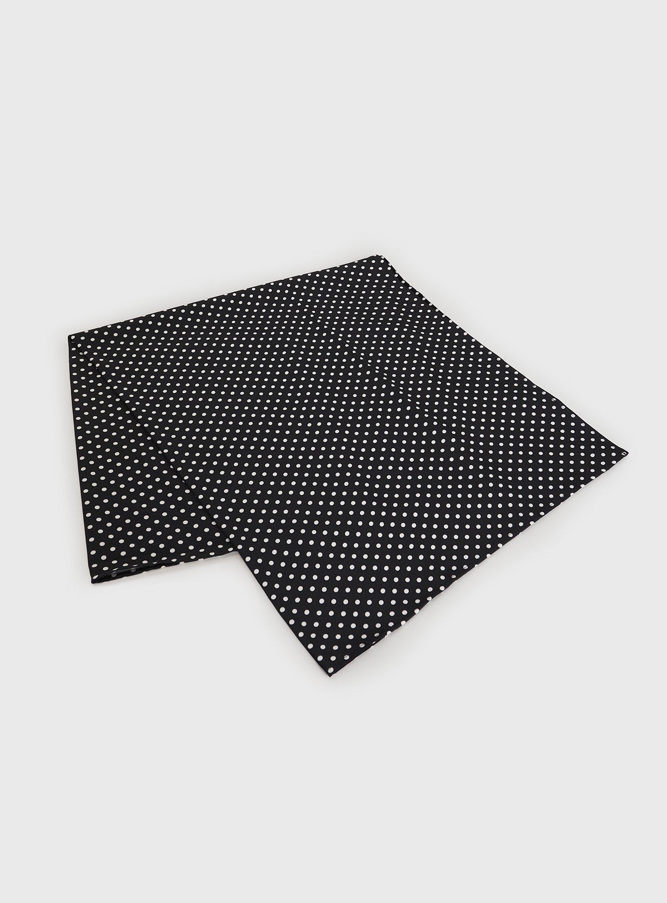Nellie Hair Scarf Black Polka Dot、mySite、solidvoid