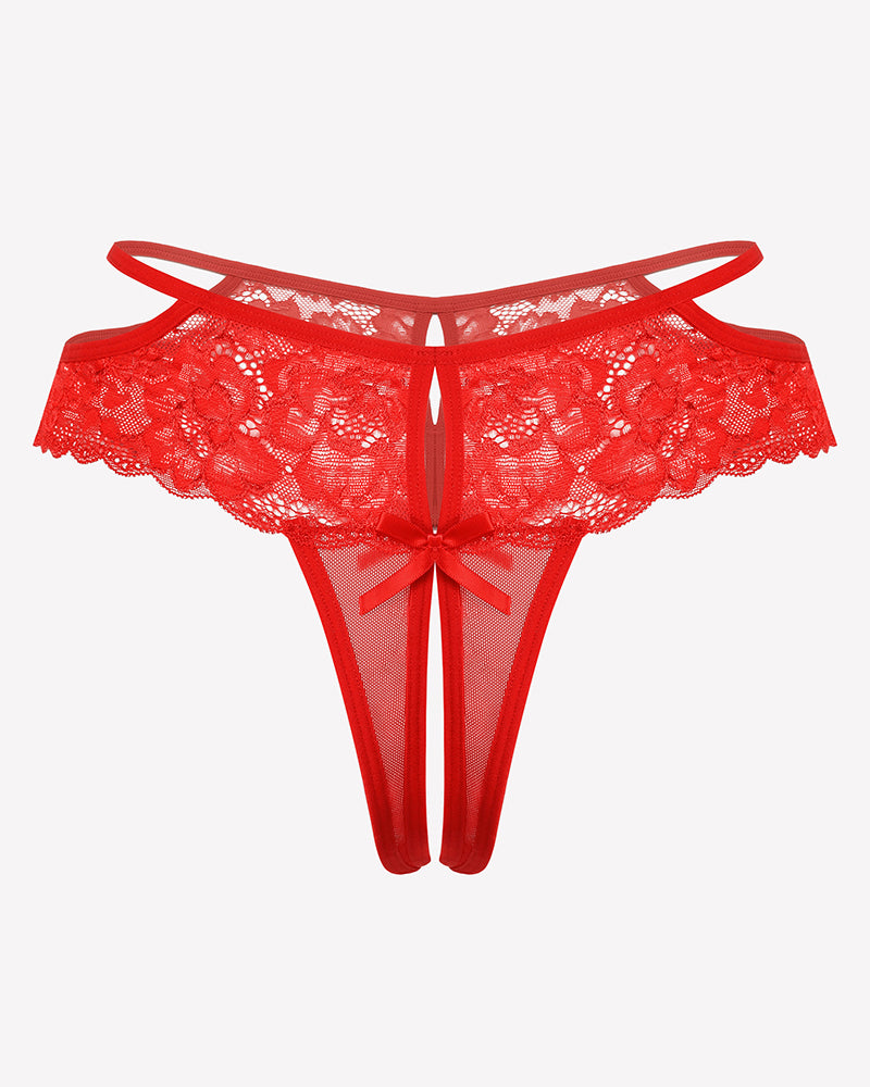 Lace Cheeky Mesh Hollow Thongs、mySite、bengalsvssteelers
