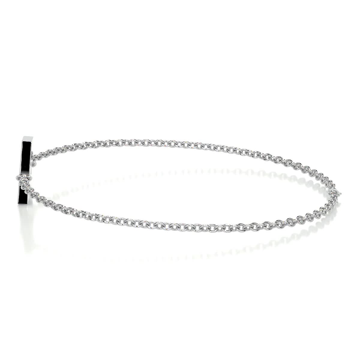 Bridget Letter Lab Grown Diamonds Bracelet (0.30 Carat) -18K White Gold、mySite、hinf8tx79
