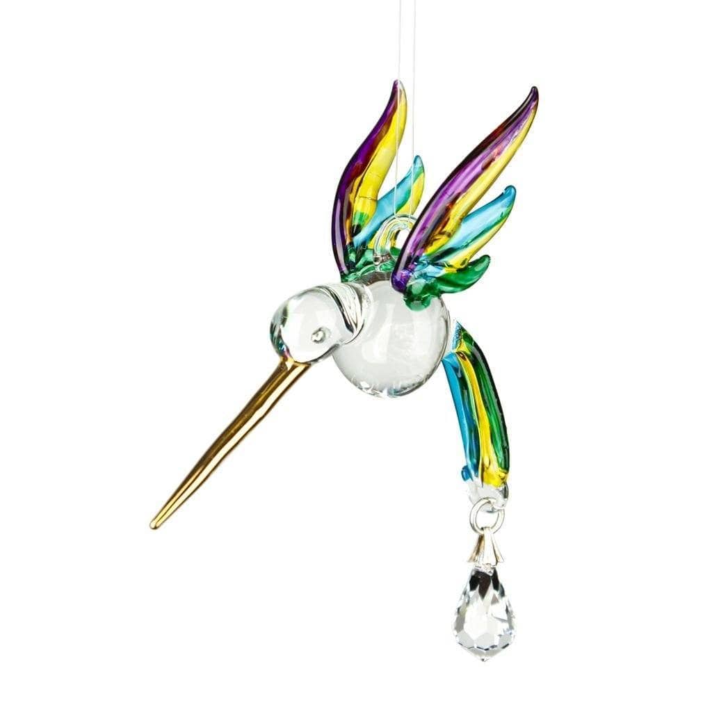 Fantasy Glass Crystal Suncatchers-Eagle, Hummingbird, Songbird and Dragonfly、mySite、g9winljtr