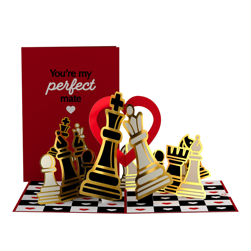 You're My Perfect Mate Cute Valentine's Day Pop-Up Card、mySite、solidvoid