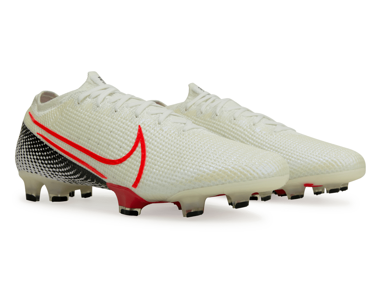 Nike Men's Mercurial Vapor 13 Elite FG White/Crimson、mySite、noshort