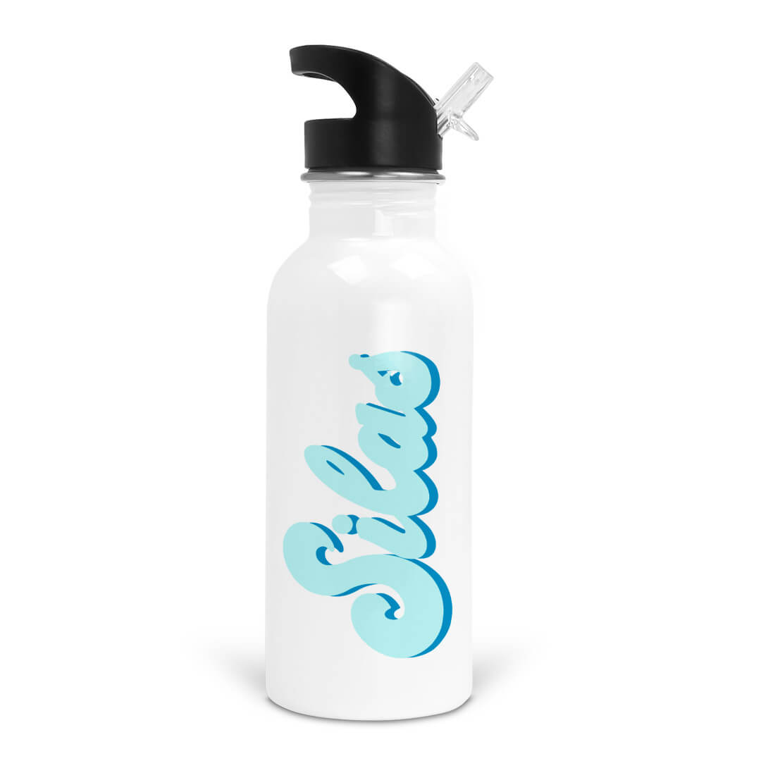  Bubbly Blueberry Personalized Kids Water Bottle、mySite、layawaytickets