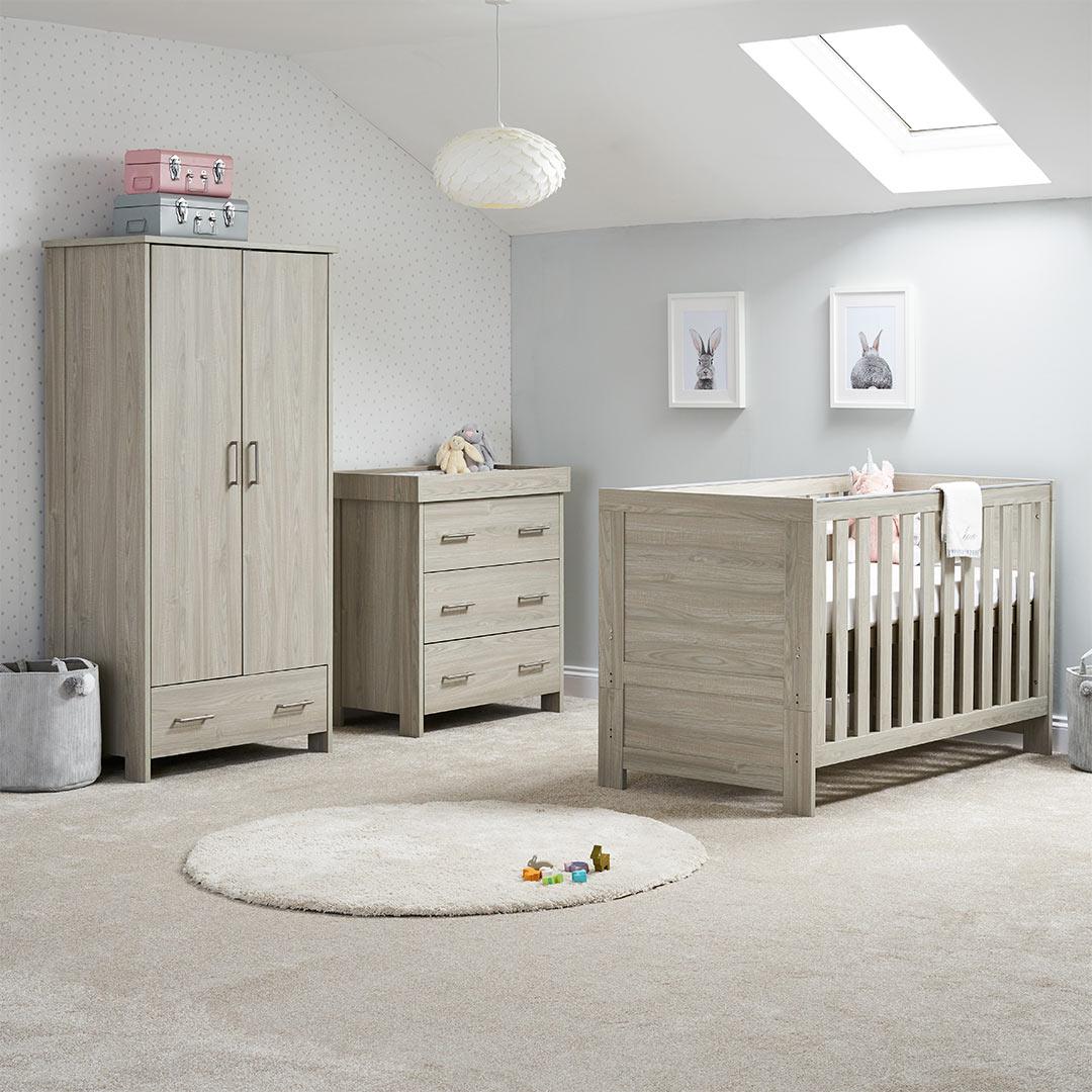  Obaby Nika 3 Piece Room Set - Grey Wash、mySite、merchandisen