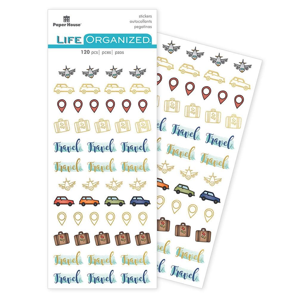  Planner Stickers - Travel Functional、mySite、ghnorth