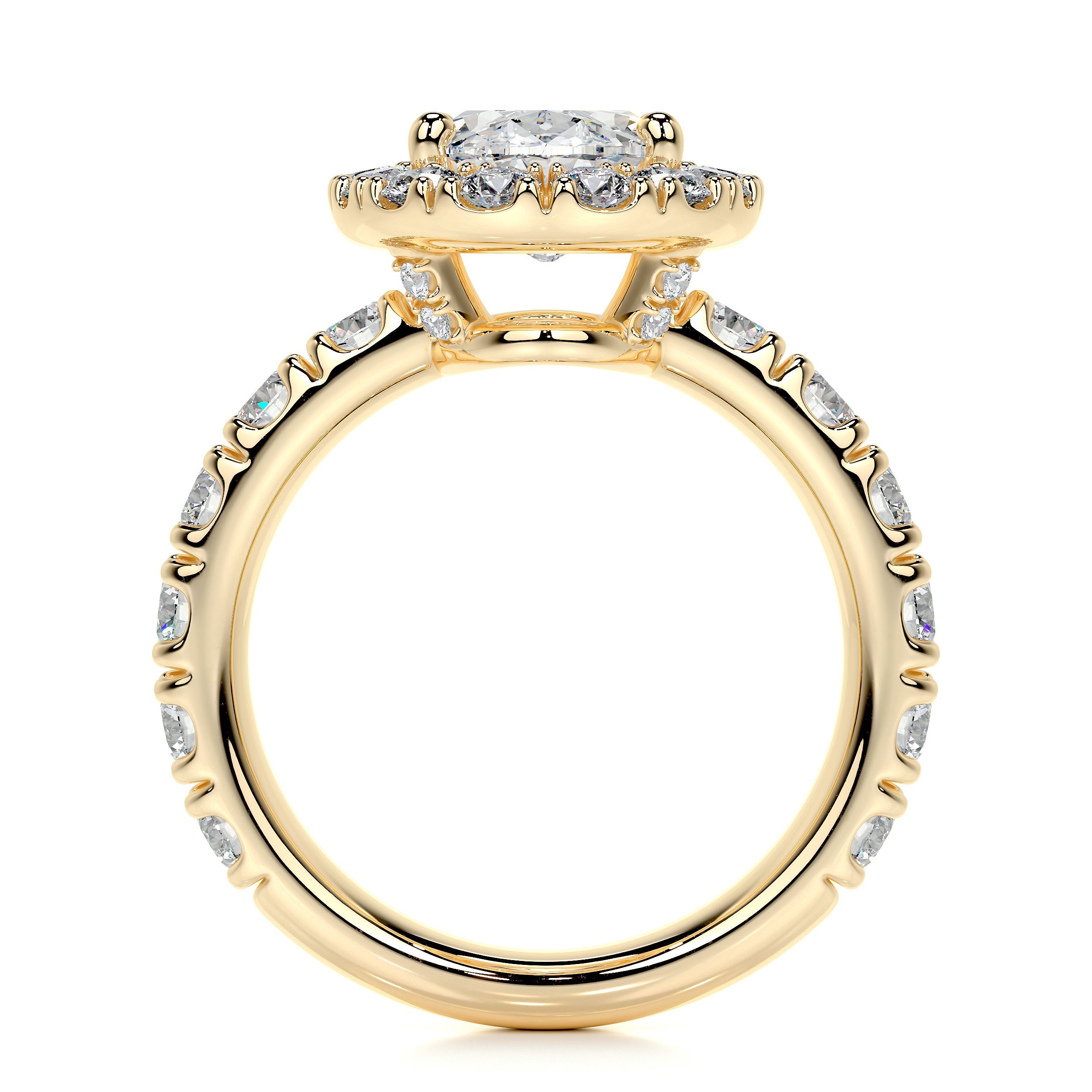 Maya Lab Grown Diamond Ring -18K Yellow Gold、mySite、hinf8tx79