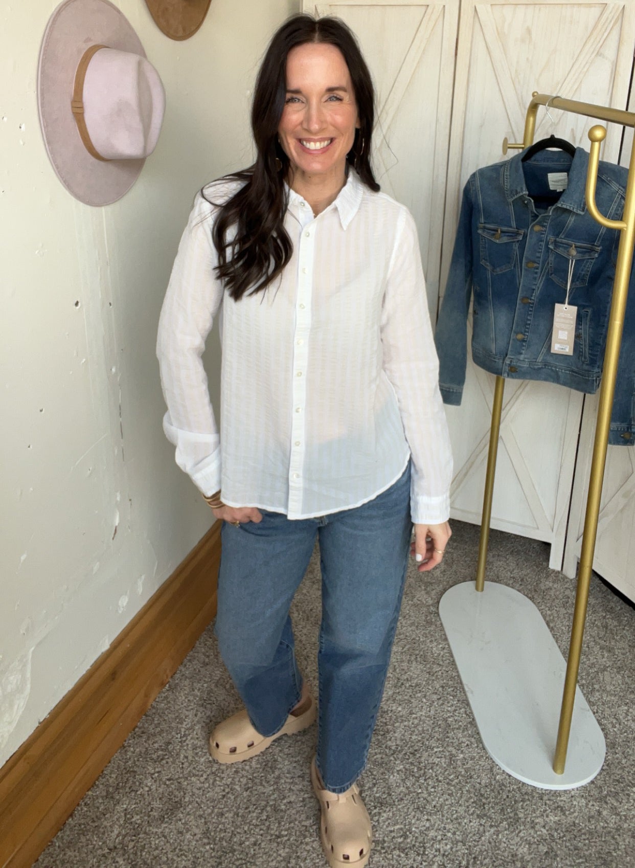 Dylan Striped Taylor Button Down、mySite、garagedoors4me