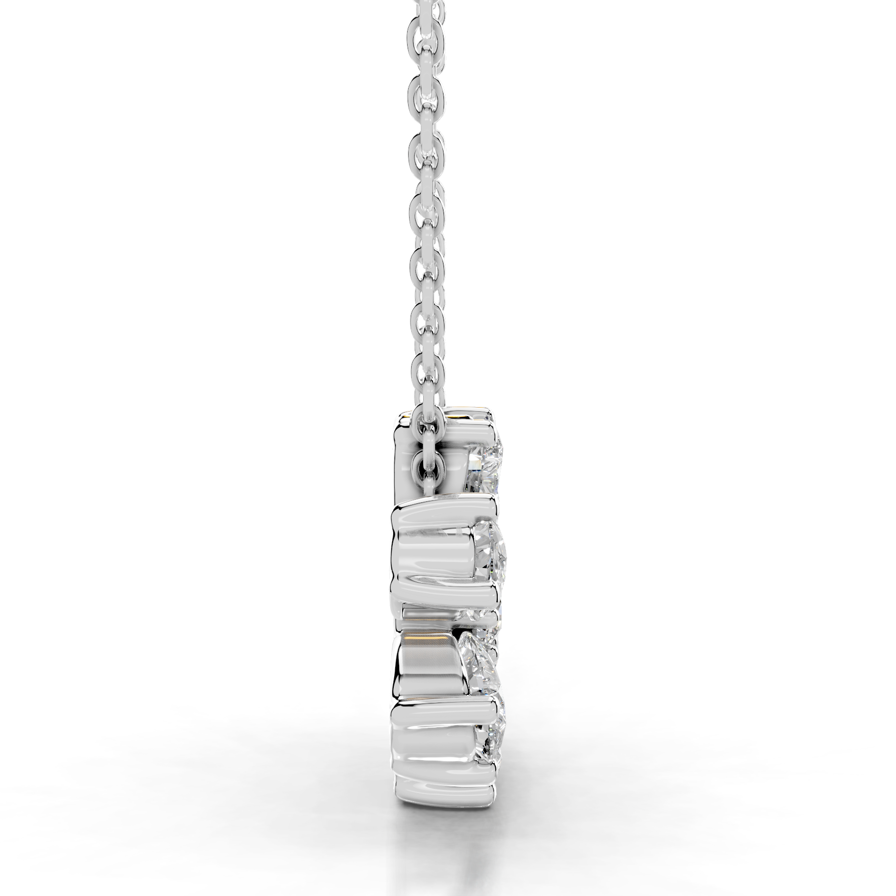 Nova Lab Grown Diamond Pendant (1.70 Carat) -18K White Gold、mySite、hinf8tx79