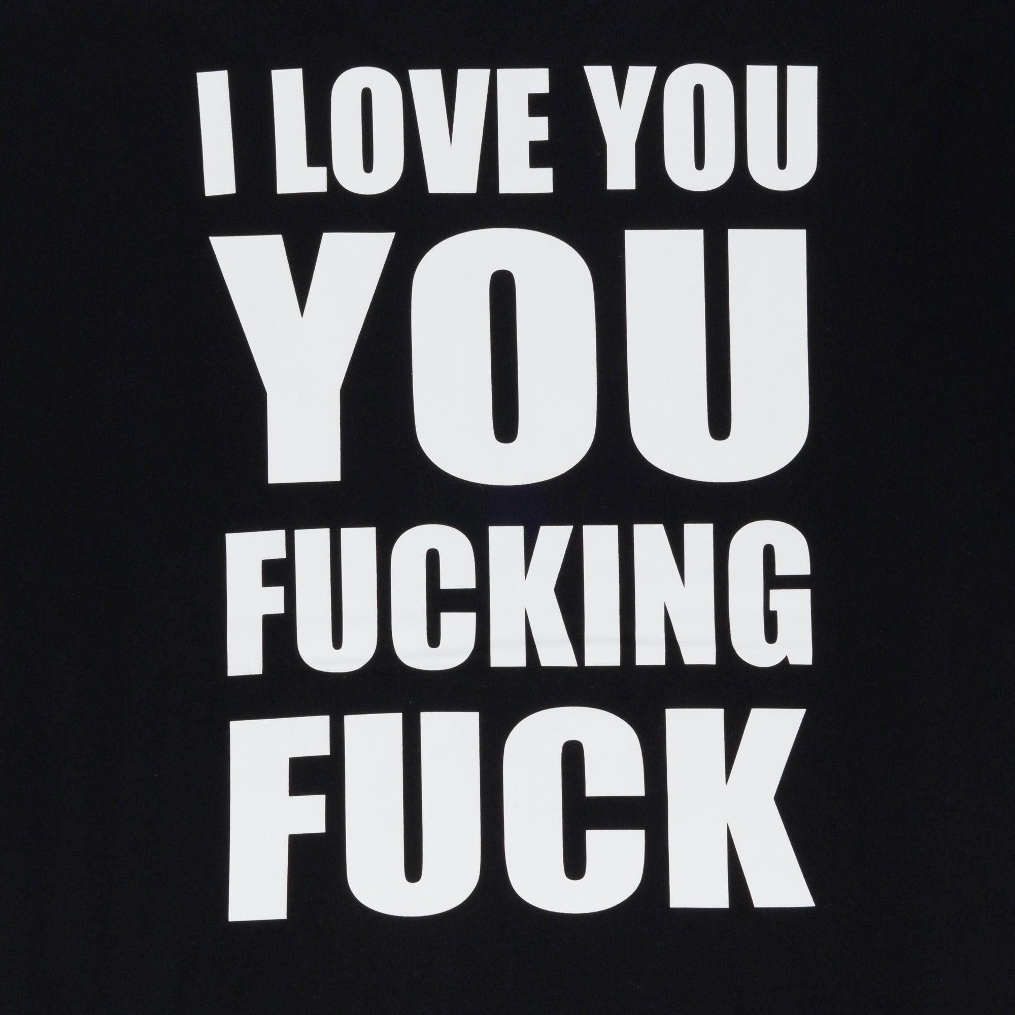  ILY Fuckin Fuck Tee (Black)、mySite、merchandisen