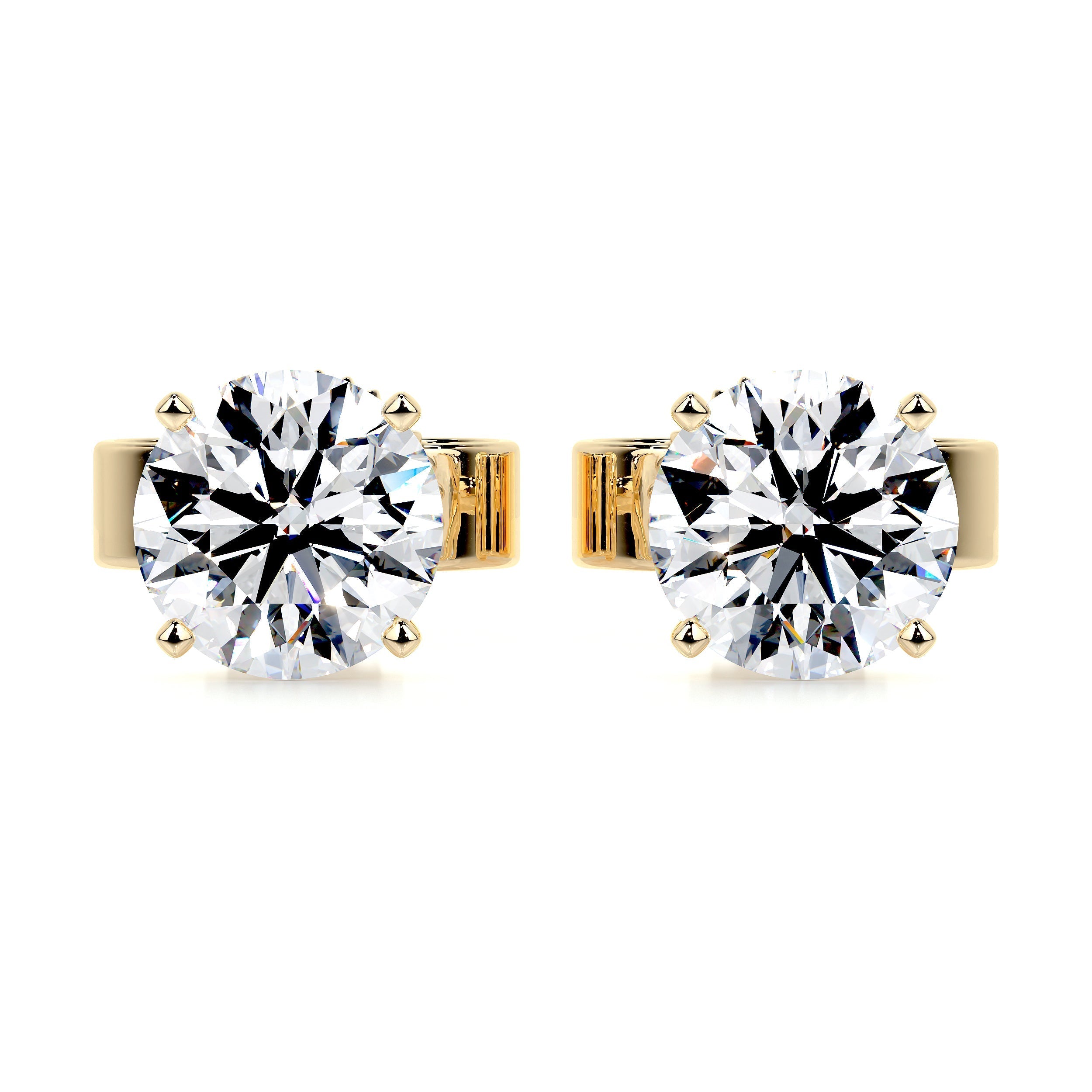 Petit Allen Lab Grown Diamond Earrings -18K Yellow Gold、mySite、hinf8tx79