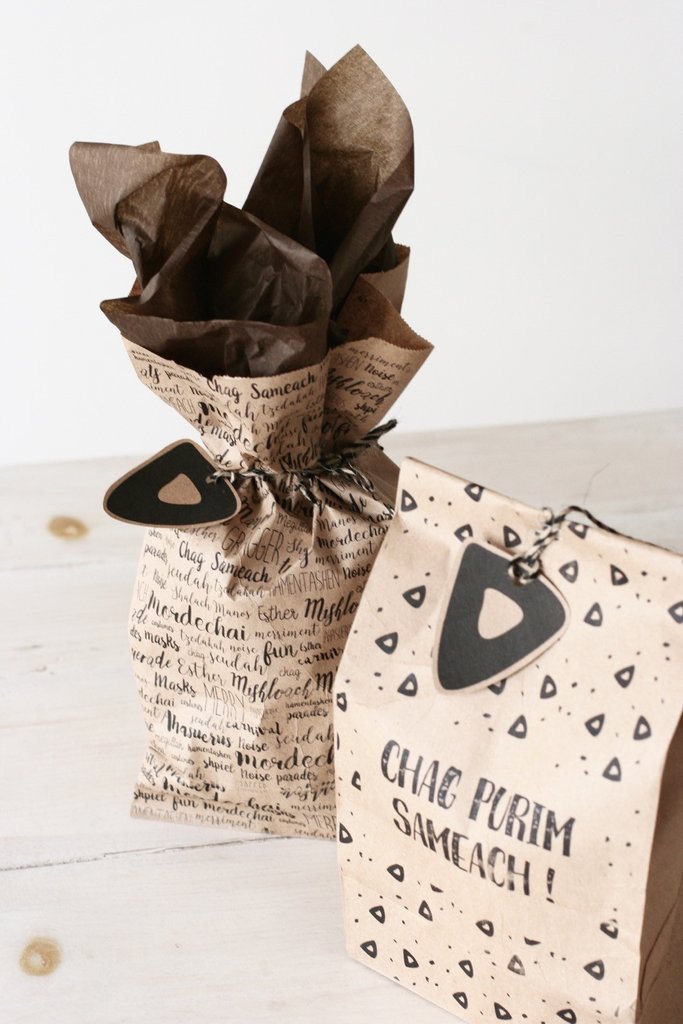 Mishloach Manot Kit, Packaging + Gift Tags、mySite、topwebapps