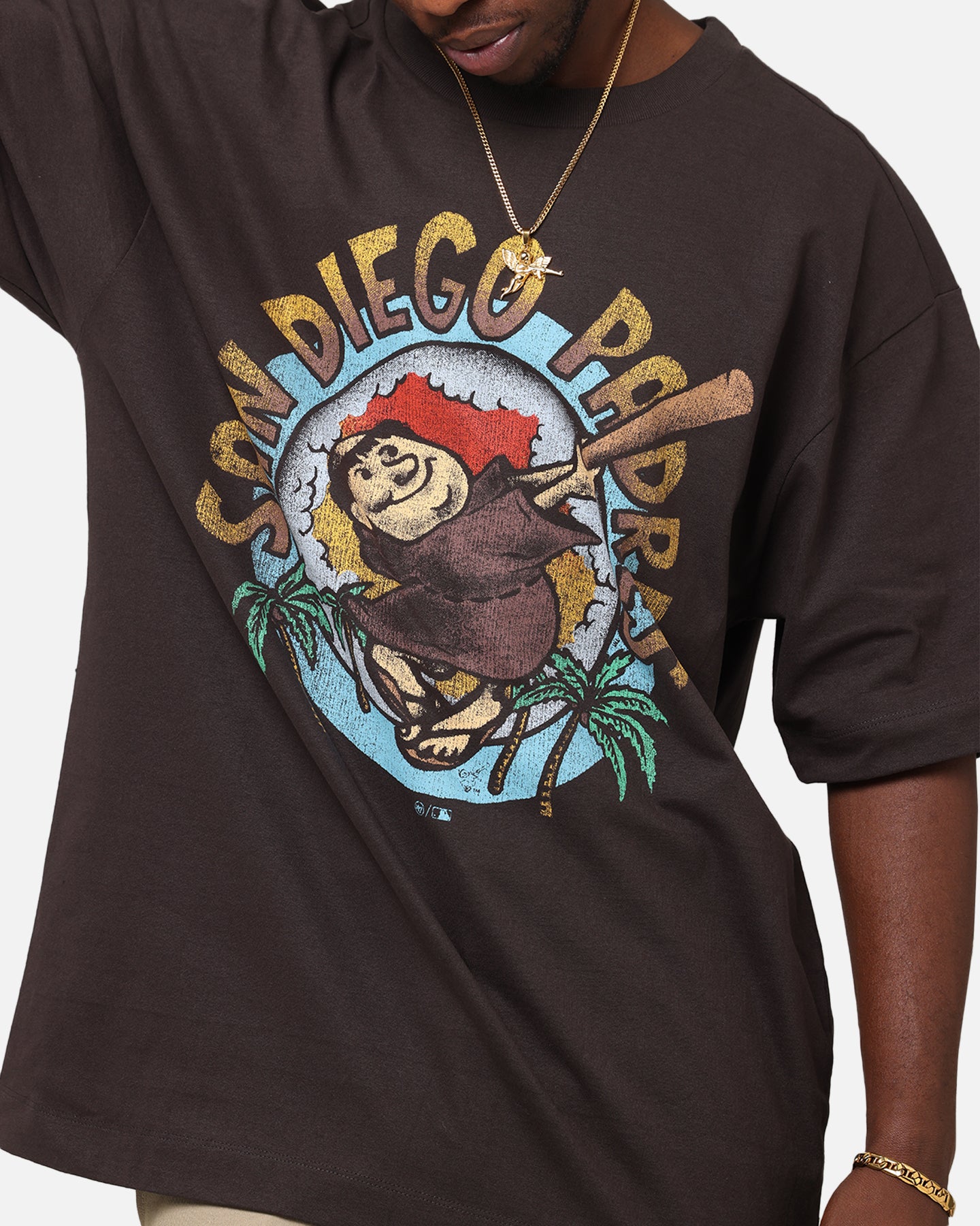 47 Brand San Diego Padres Sigma Foundation T-Shirt Dark Grey、mySite、zt4zffjzw