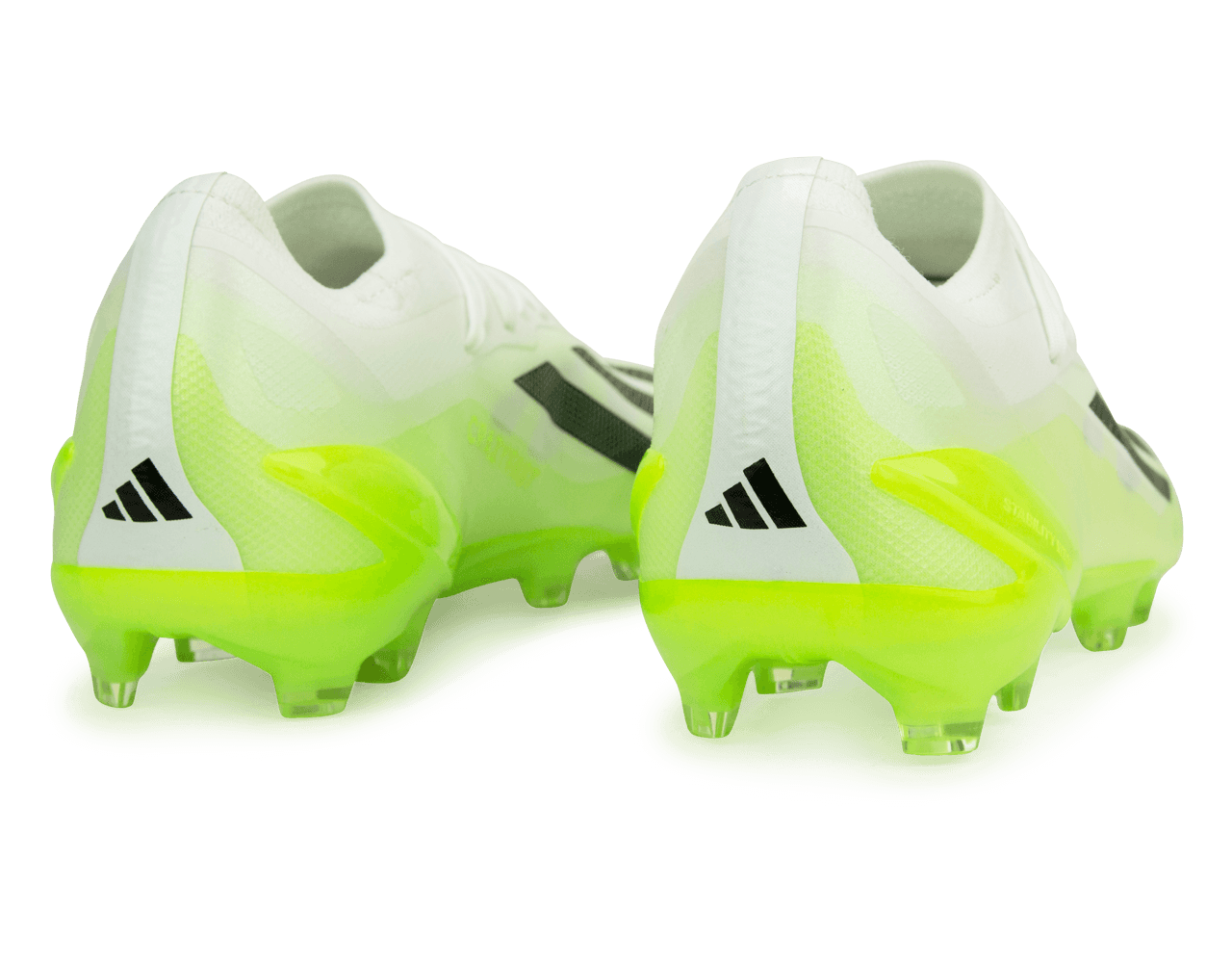 adidas Men's X Crazyfast.1 FG White/Lucid Lemon、mySite、bottomscart