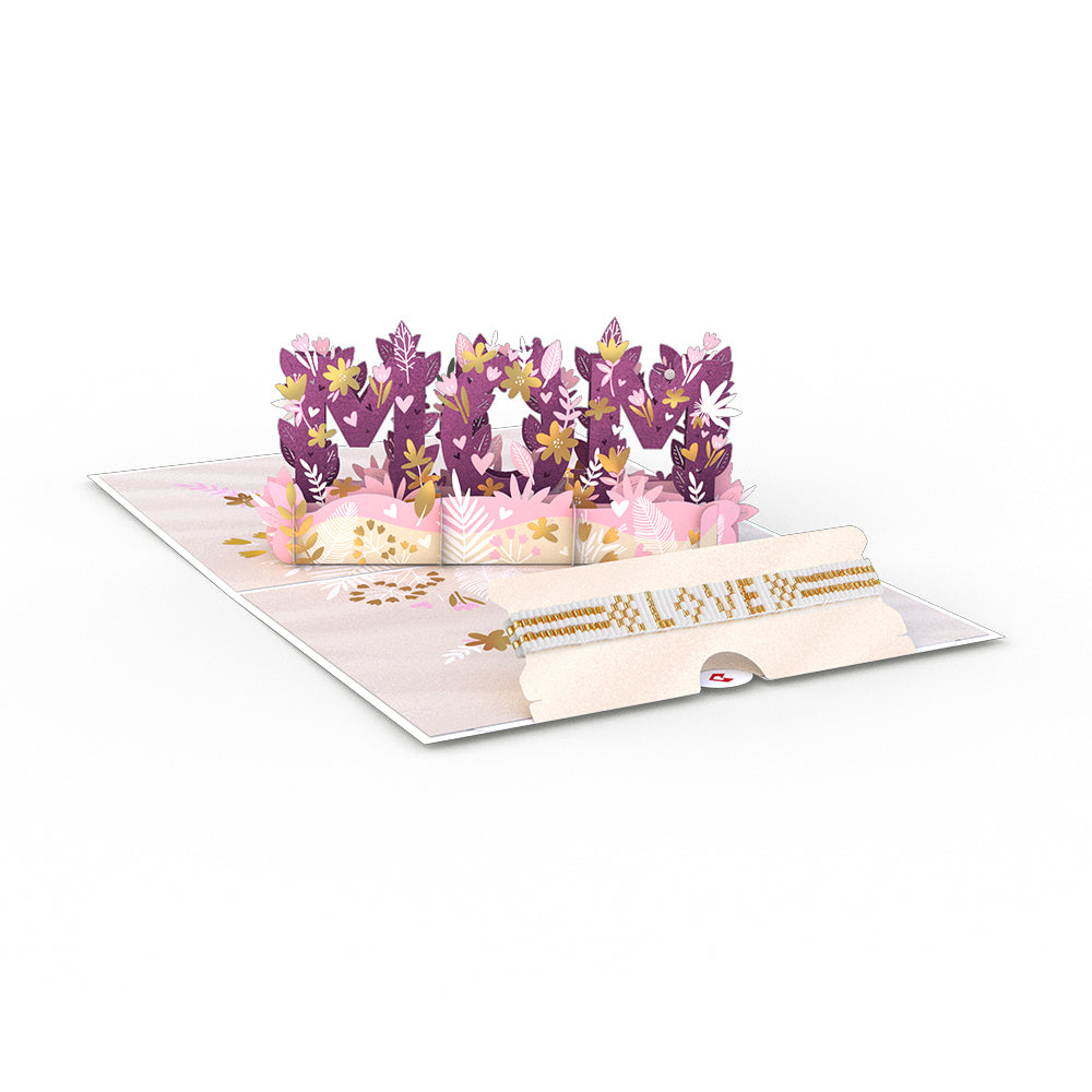 Love for Mom Dazzling Card with Bracelet、mySite、solidvoid