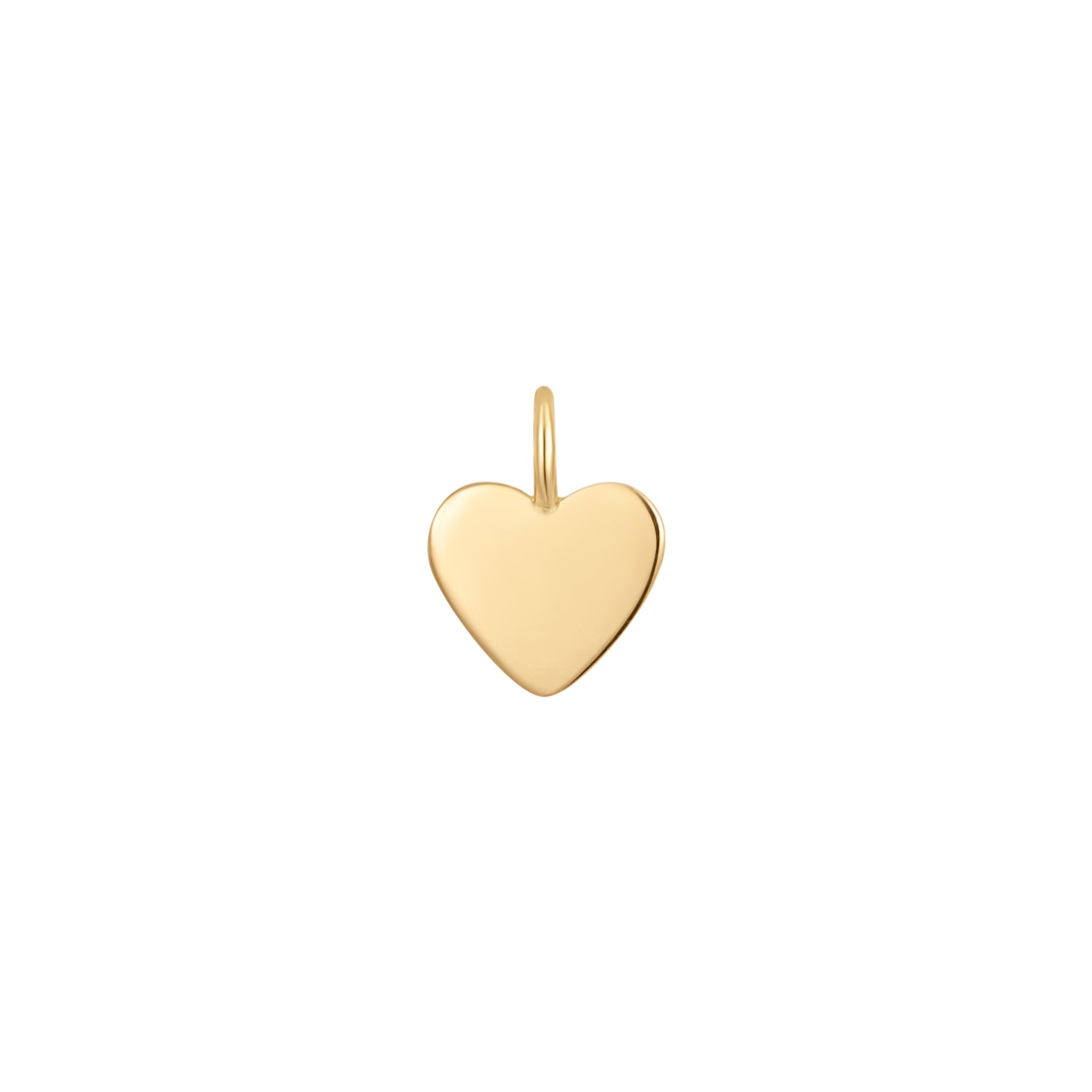 Permanent Jewelry 14K Solid Gold Heart Charm / PMJ1002、mySite、dreamappss