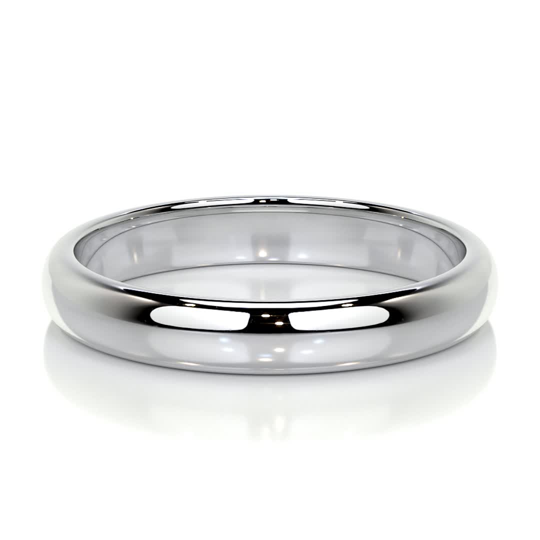 Chris Men's Wedding Band -14K White Gold、mySite、hinf8tx79