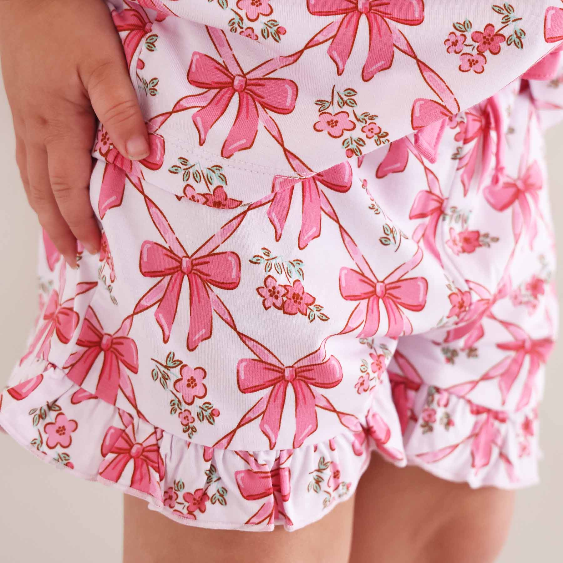  Two Piece Short Lounge Set | Bow Besties、mySite、layawaytickets