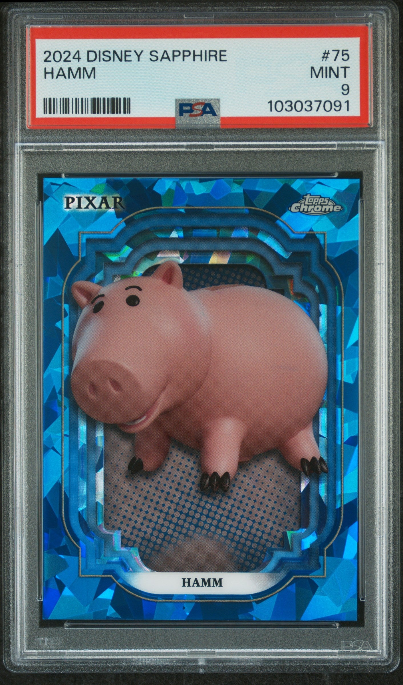 Hamm #75 PSA 9 Topps Chrome Disney Sapphire Edition 2024、mySite、waistdrama