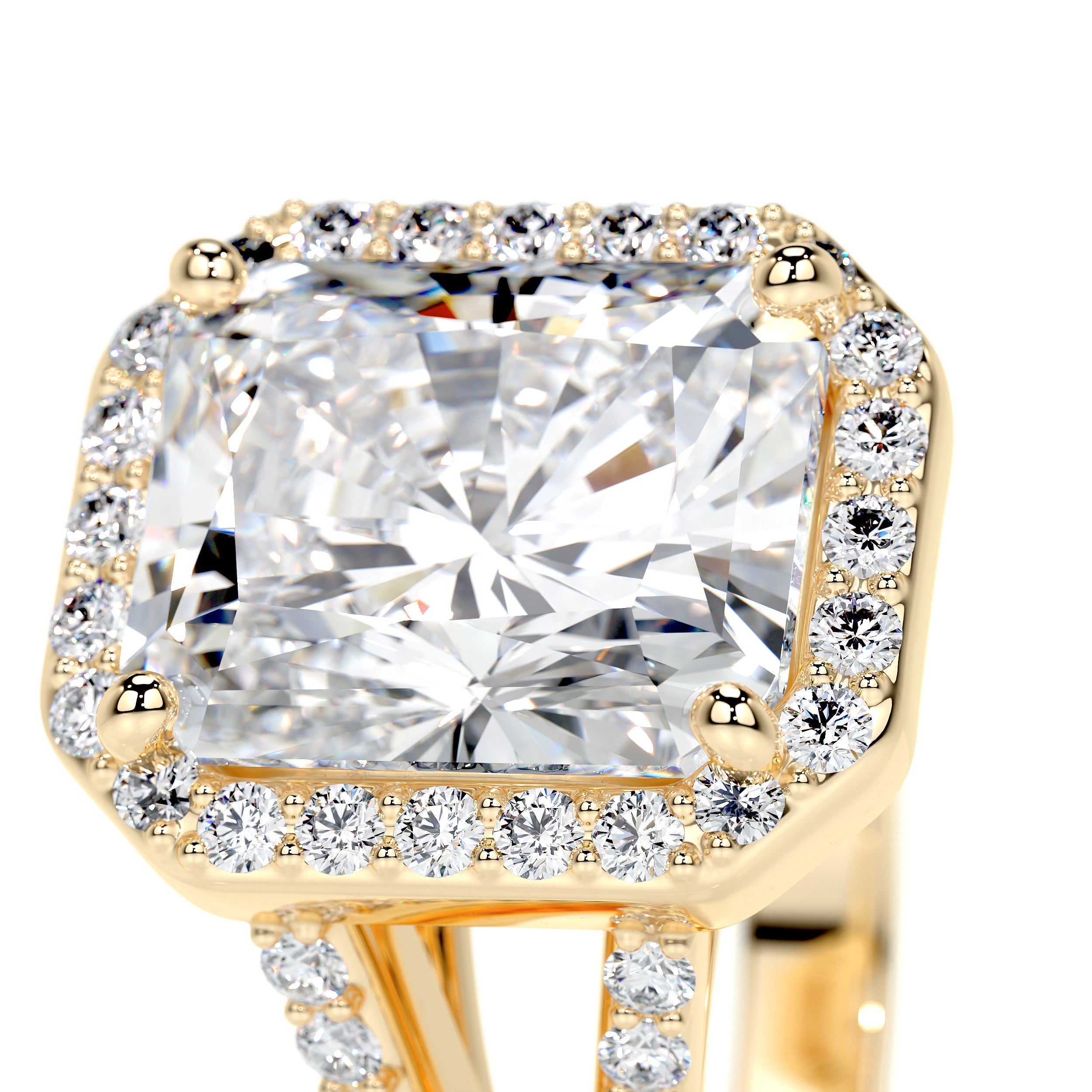 Marina Lab Grown Diamond Ring -18K Yellow Gold、mySite、hinf8tx79