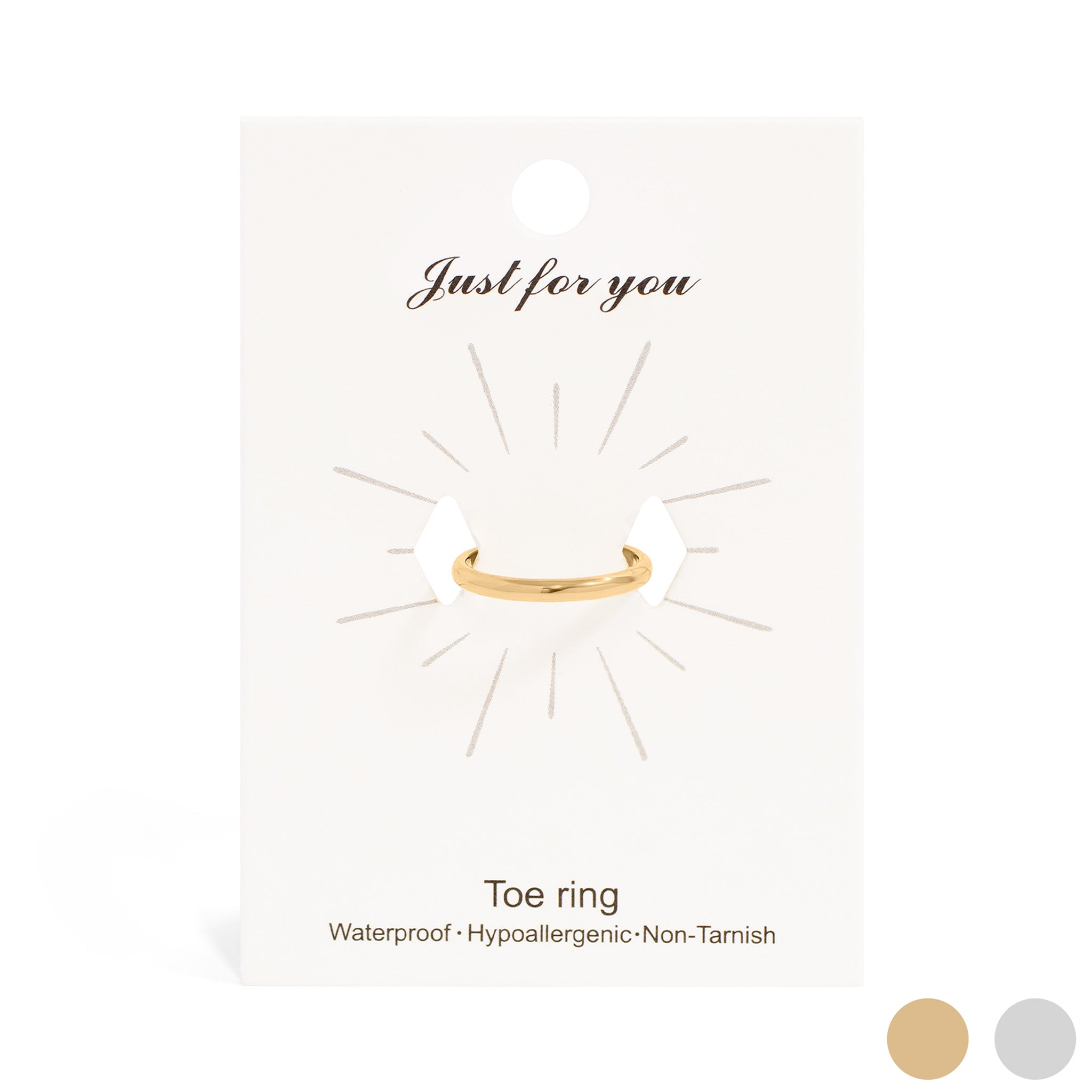 18K Gold PVD Stainless Steel Toe Ring / KSS0015、mySite、dreamappss