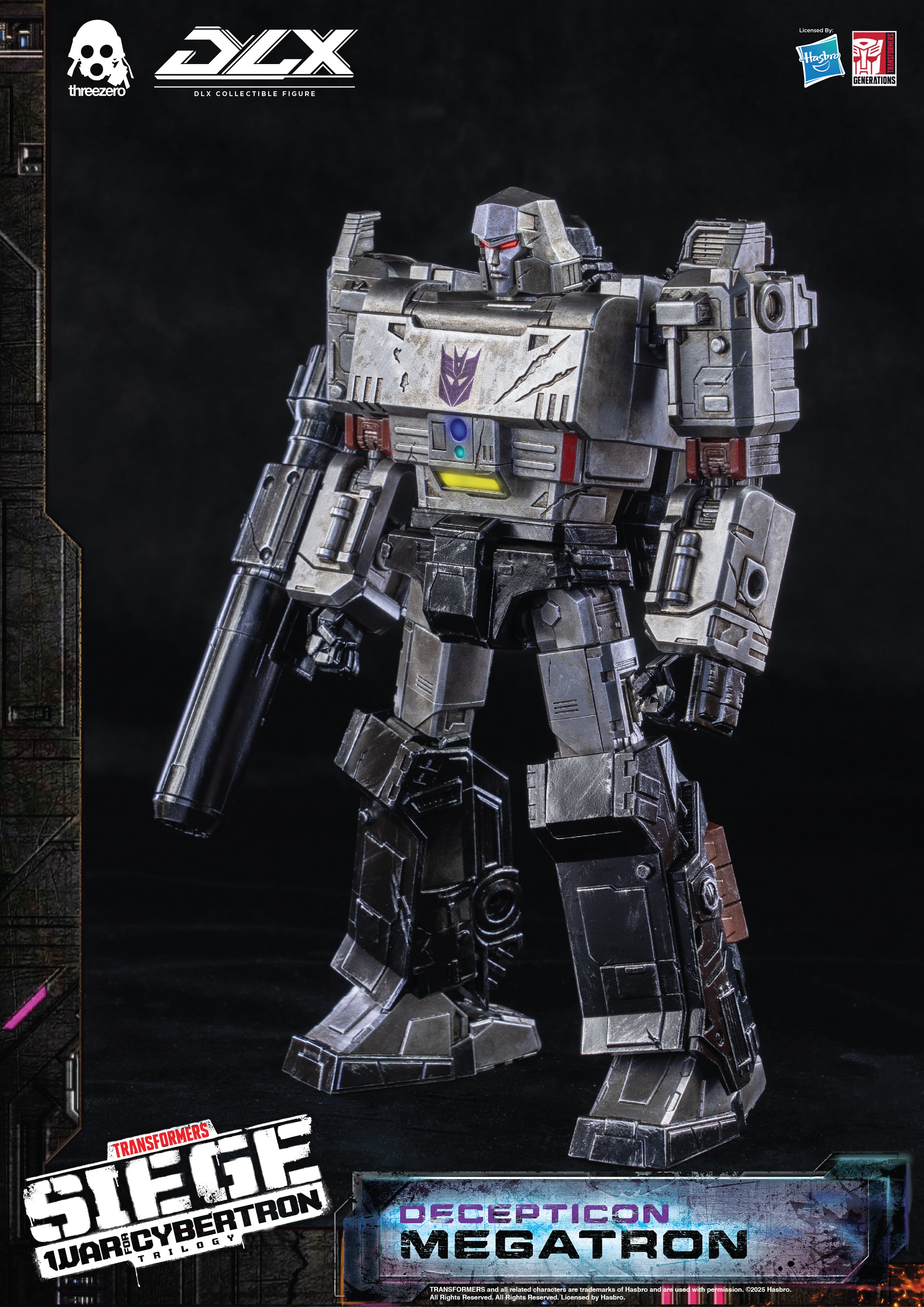 Threezero Transformers: War for Cybertron Trilogy DLX Megatron、mySite、hgirdovlk