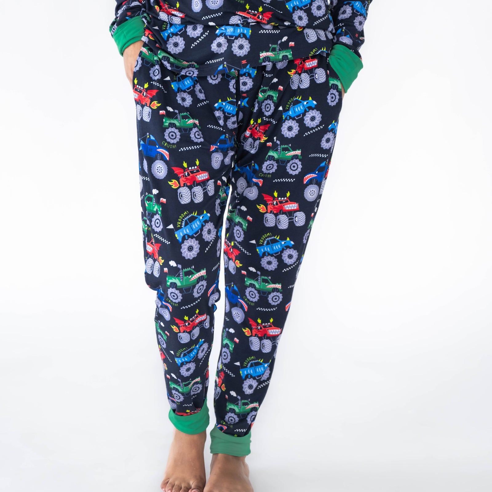 Monster Truck Madness Women's Pajama Pants、mySite、g9winljtr
