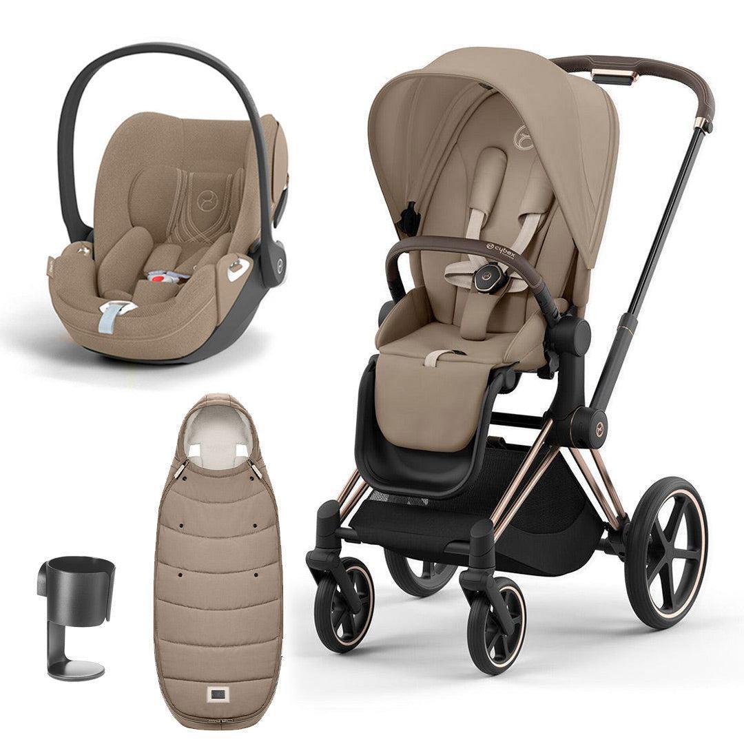  CYBEX Priam Cloud T Ultimate Travel System - Cozy Beige、mySite、merchandisen