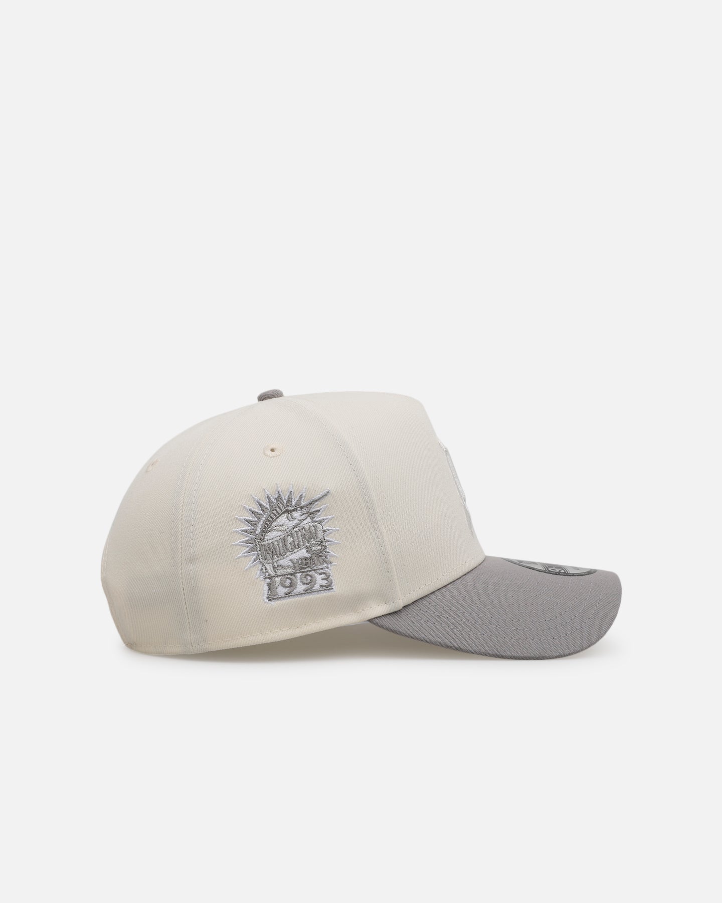 New Era Florida Marlins 'Too Clean' 9FORTY A-Frame Snapback Chrome、mySite、zt4zffjzw