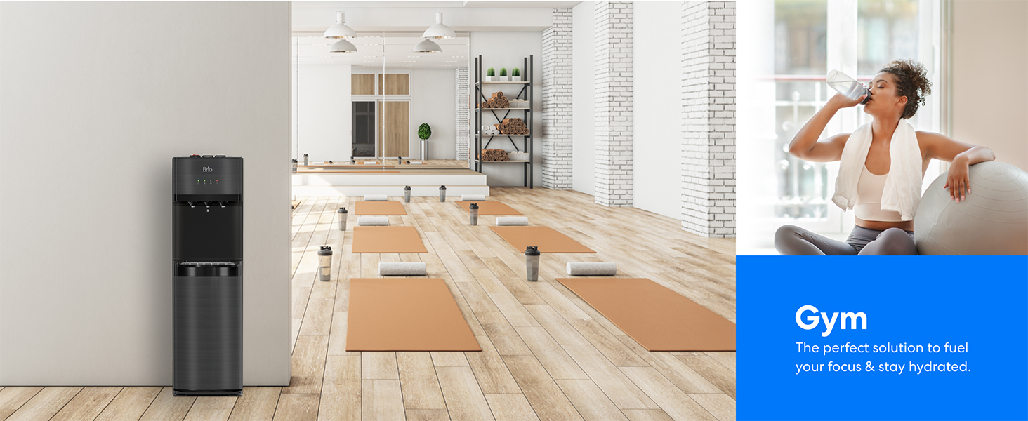 Gym: The perfect solution to fuel your focus &amp; stay hydrated.