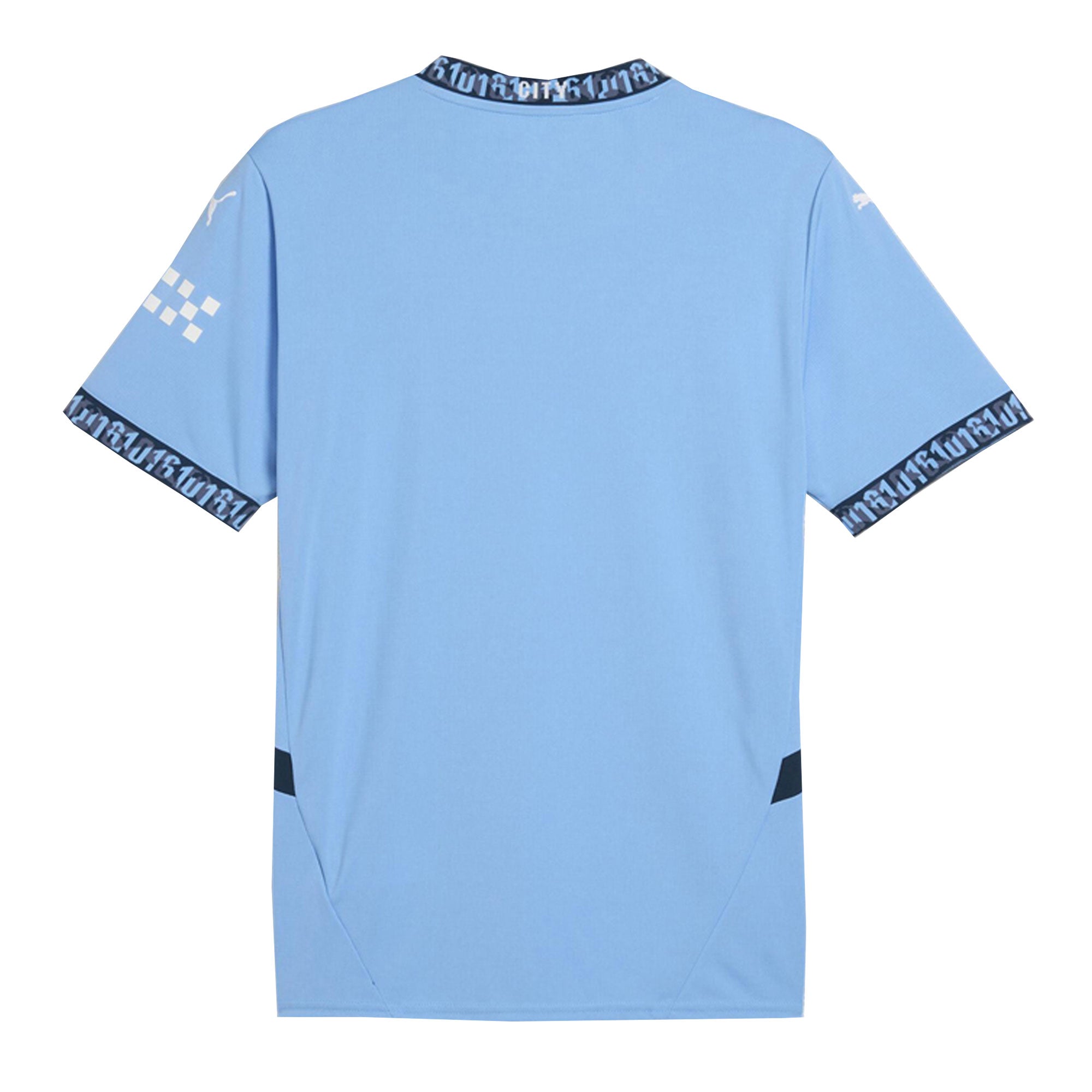 PUMA Men's Manchester City Home 2024/25 Jersey Light Blue/Marine Blue、mySite、noshort