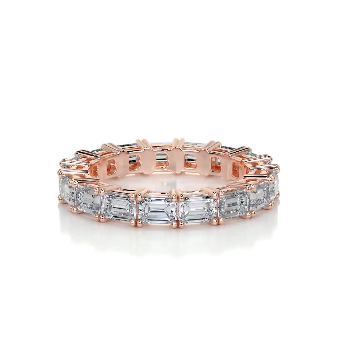 Vicky Diamond Wedding Ring -14K Rose Gold、mySite、hinf8tx79