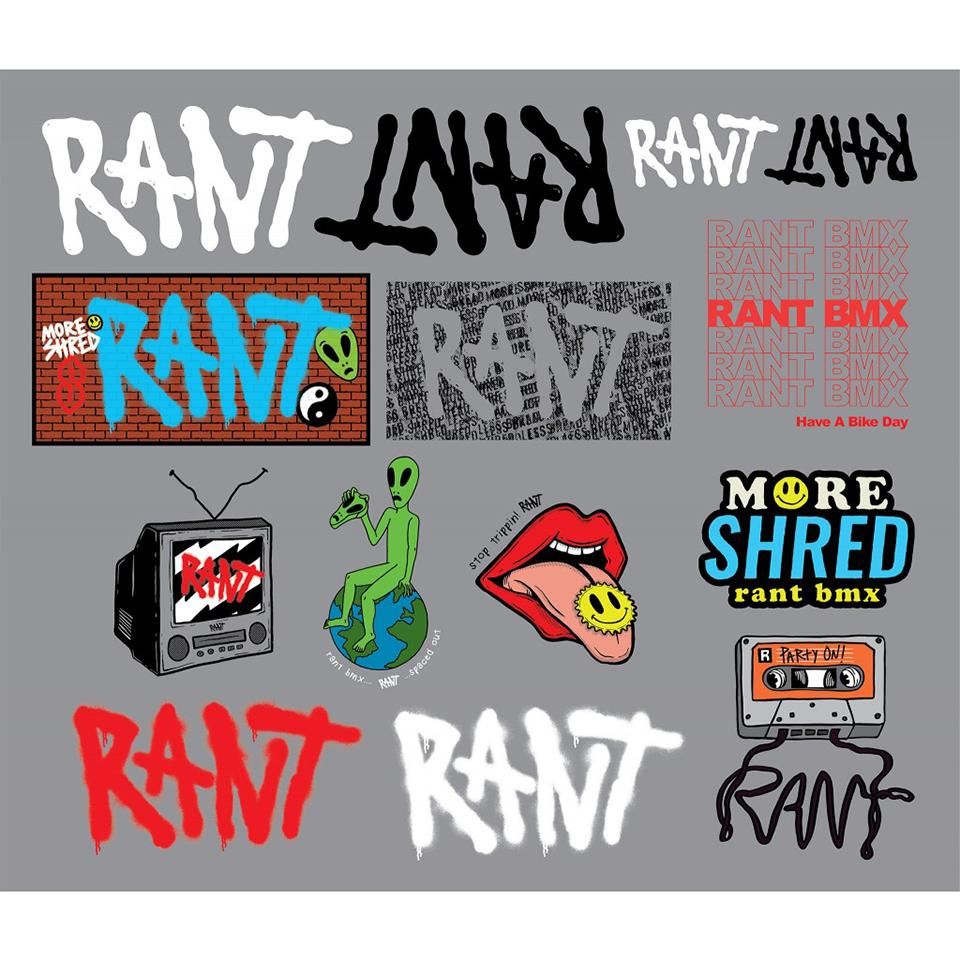  2020 Rant Sticker Pack、mySite、merchandisen