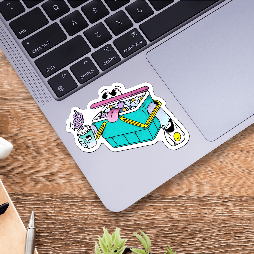  Retro Cooler Sticker、mySite、elrpsem3k