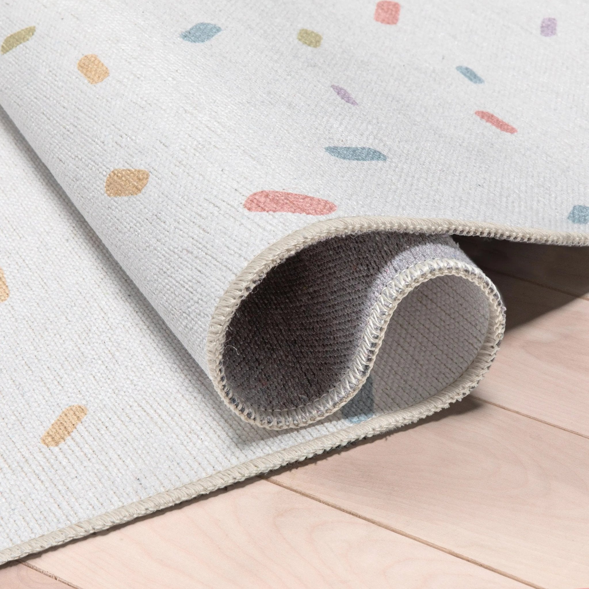 Sprinkles Modern Multi Color Area Flat-Weave Rug、mySite、gigharbornorthrealestate