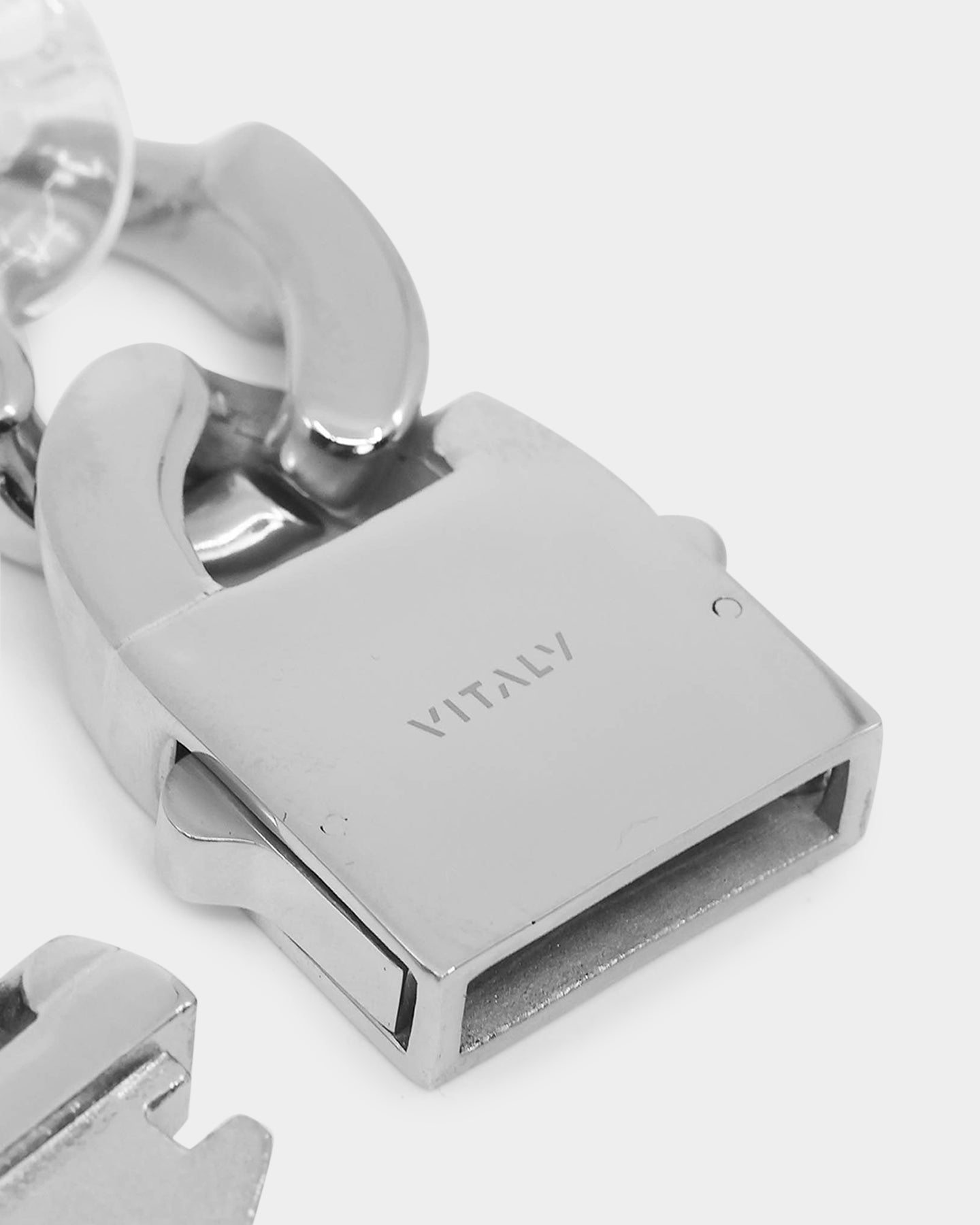 Vitaly Unisex Static Bracelet Clear/Stainless Steel、mySite、zt4zffjzw