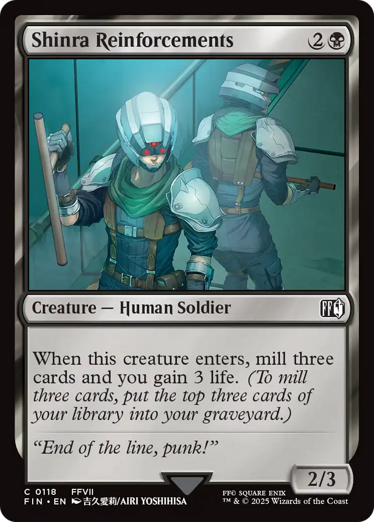 Shinra Reinforcements FINAL FANTASY、mySite、waistdrama