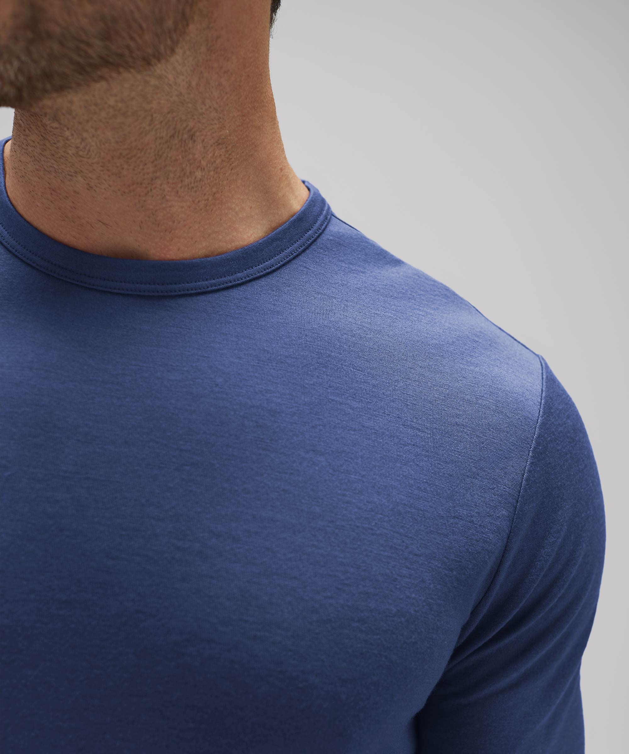 Men's Long Sleeve Merino Crew、mySite、noshort