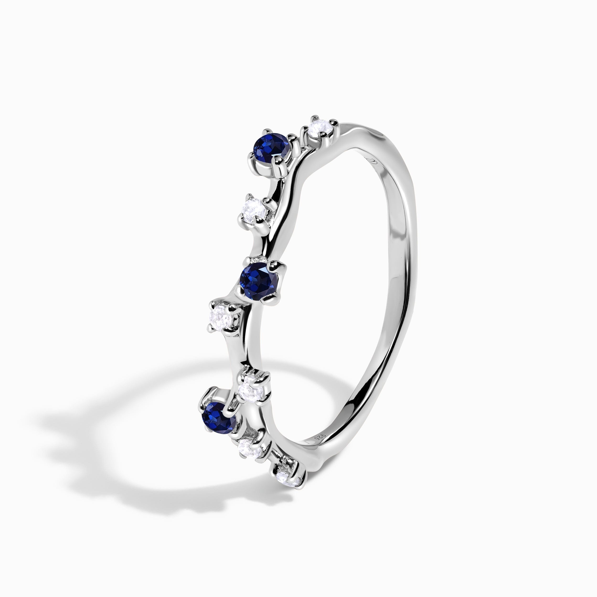 Blue Sapphire Ring - Stardust Band、mySite、hinf8tx79