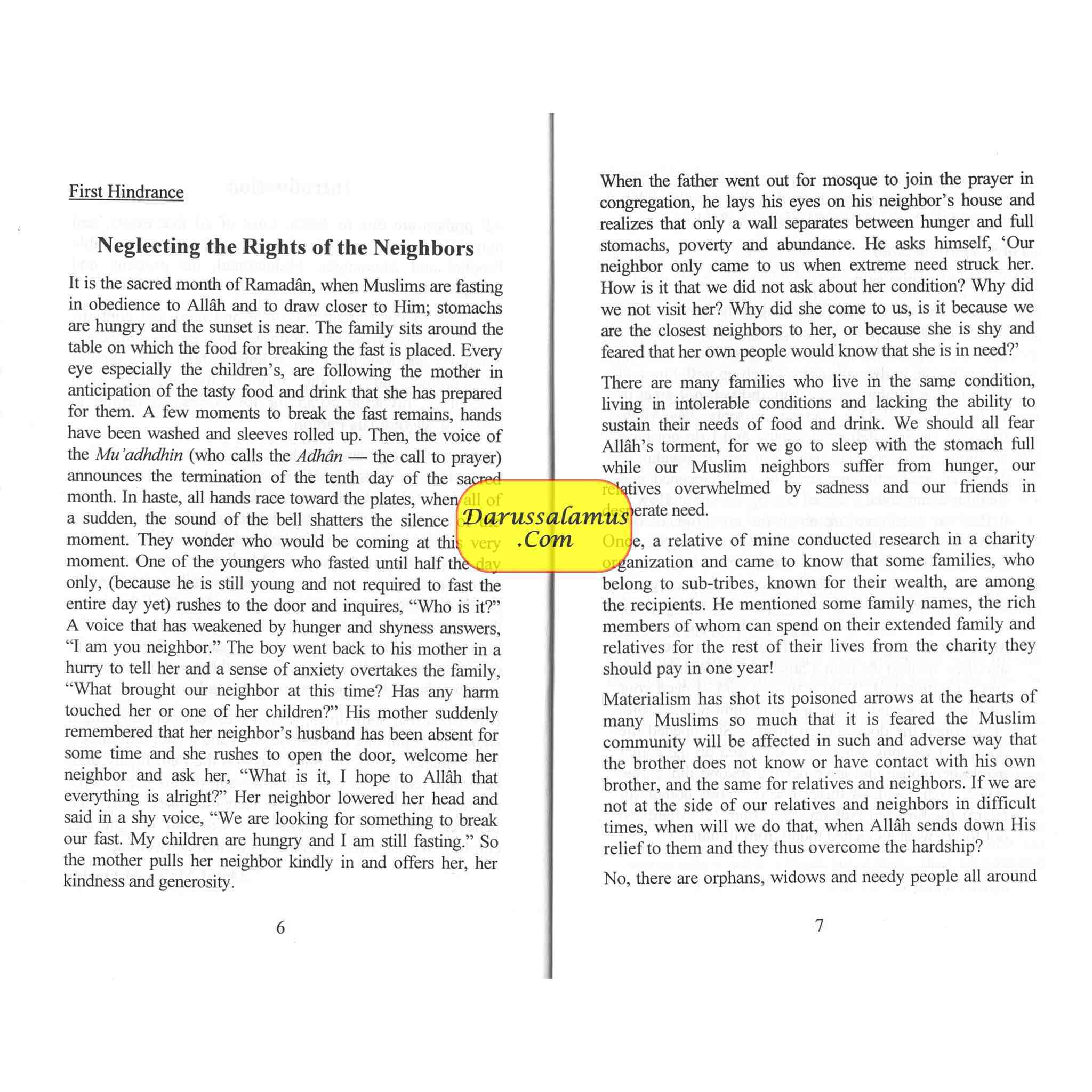 Hindrances on the Path By Abdul-Malik Al-Qasim、mySite、topwebapps