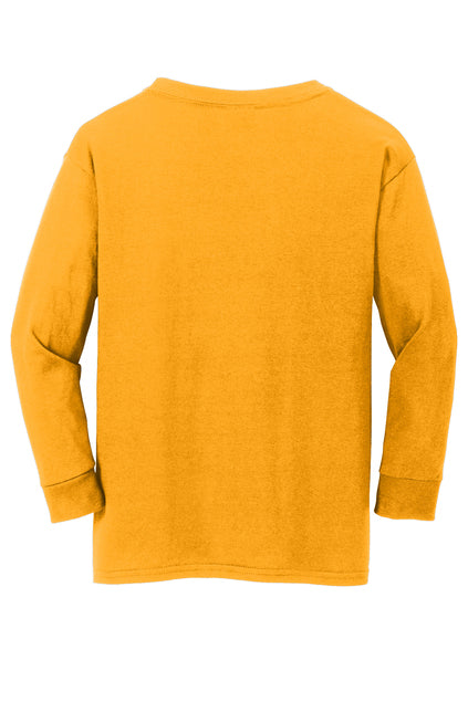 Gildan Youth Heavy Cotton Long Sleeve - Gold (Kearny)、mySite、noshort