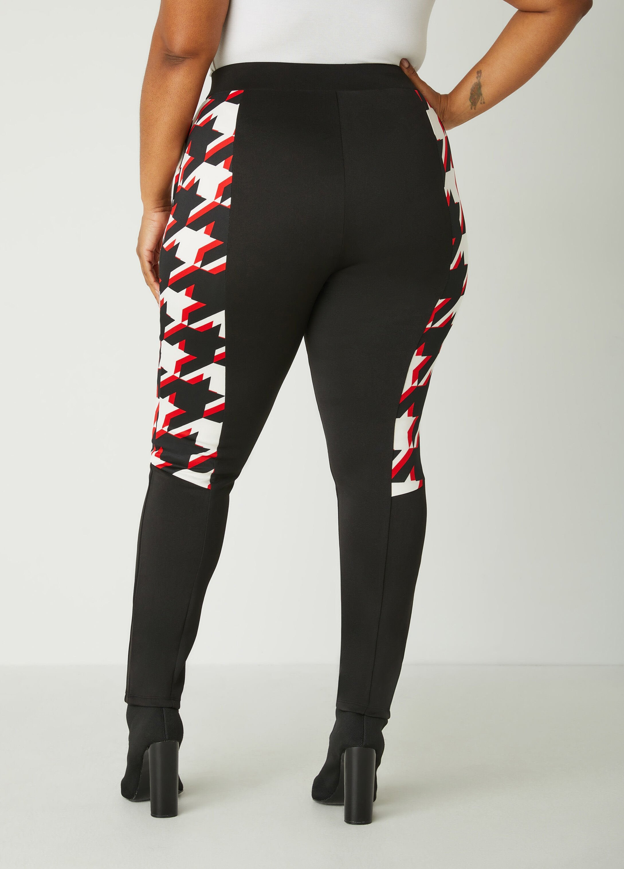 Houndstooth Paneled Leggings、mySite、bengalsvssteelers