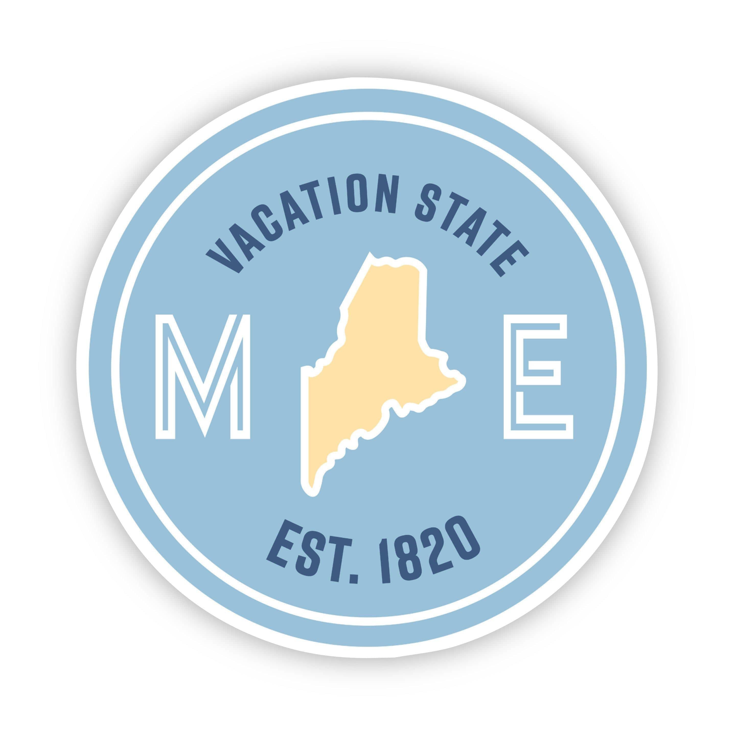  Vacation State Maine Sticker、mySite、elrpsem3k