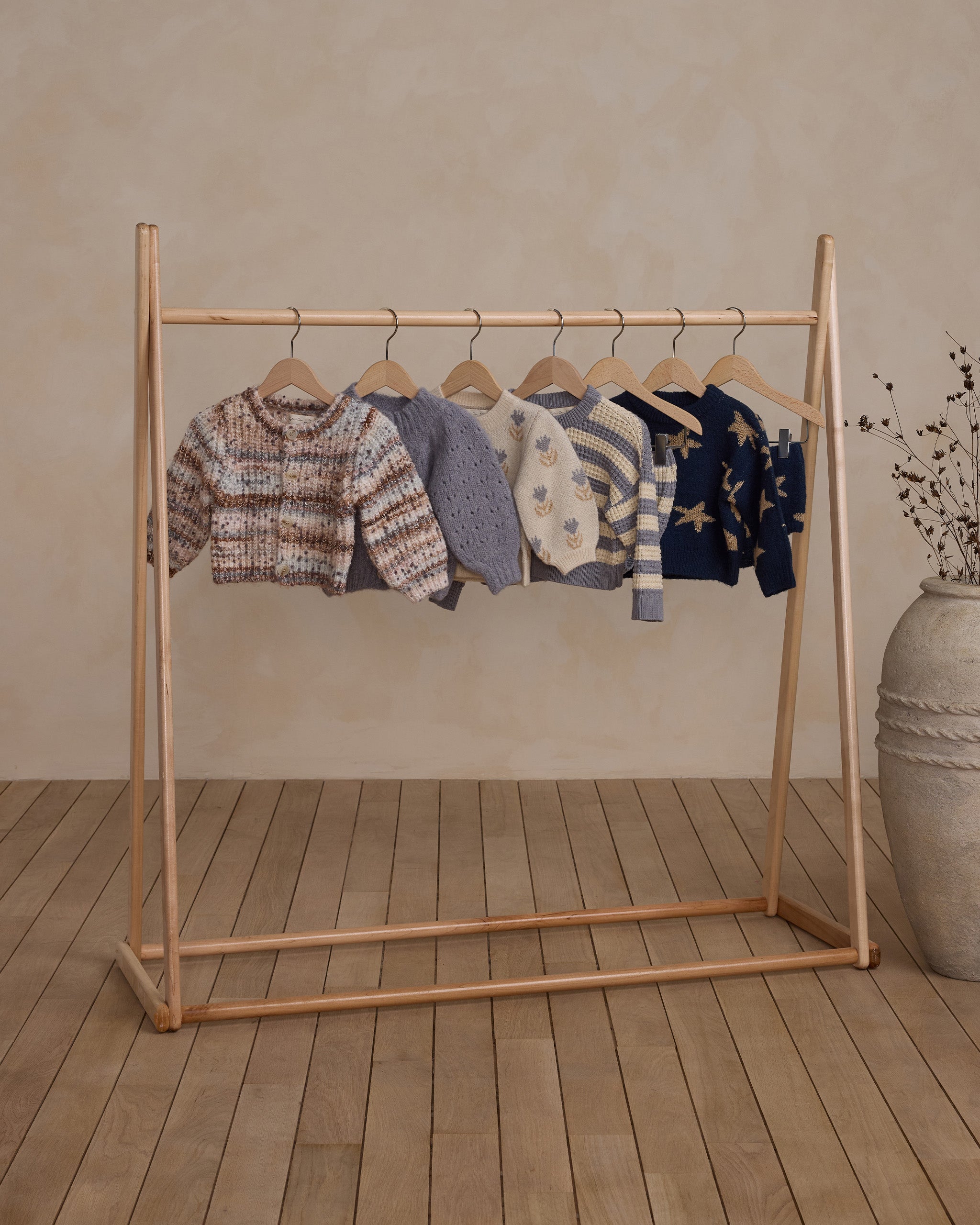  Aspen Sweater || Dusty Blue Stripe、mySite、layawaytickets