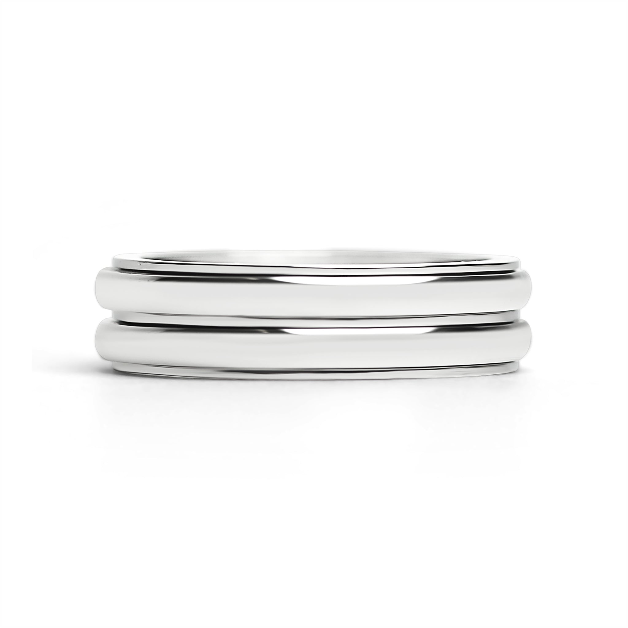 Highly Polished Stainless Steel Grooved Spinner Center Ring / SRJ2416、mySite、dreamappss
