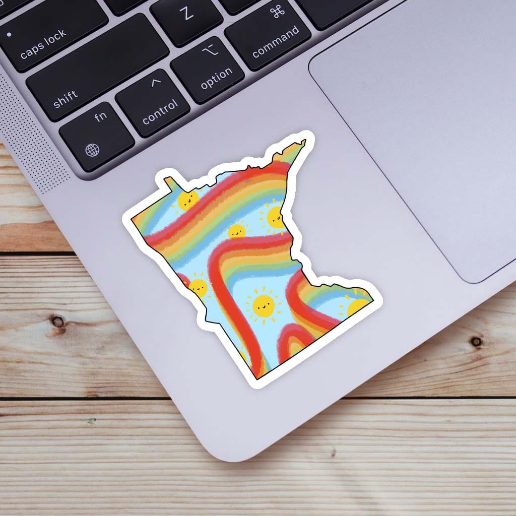  Minnesota Rainbow Fun Sticker、mySite、elrpsem3k