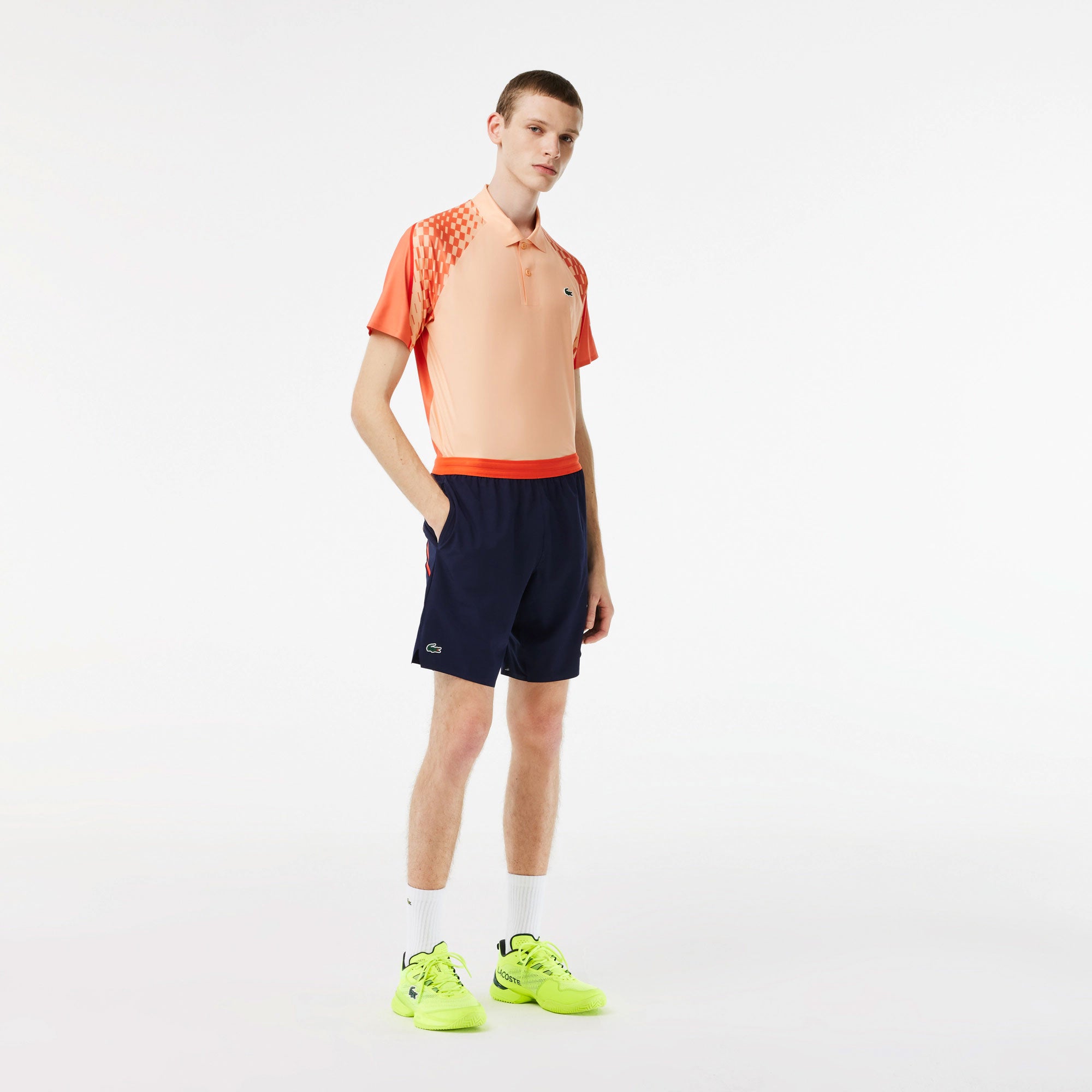 Lacoste x Novak Djokovic Men's Stretch Tennis Shorts